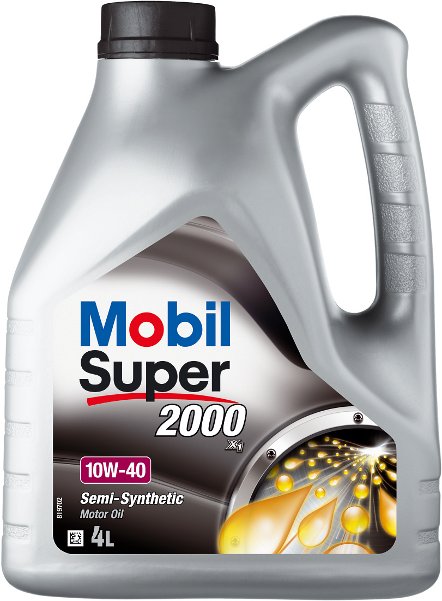 Двигателно масло MOBIL SUPER 2000 X1 10W40 4L MOBIL