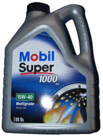 Двигателно масло MOBIL SUPER 1000 X1 15W40 5L MOBIL