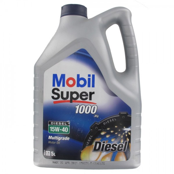Двигателно масло MOBIL SUPER 1000 X1 DIS 15W40 5L	 MOBIL