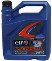 Двигателно масло  TURBO DIESEL 10W40 4L ELF