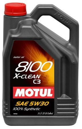 Двигателно масло MOTUL 8100 X-CLEAN 5W30 5L MOTUL