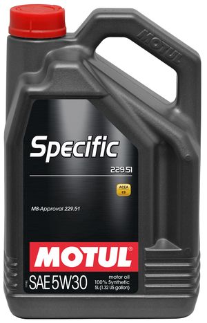 Двигателно масло MOTUL SPECIFIC 229.51 5W30 5L MOTUL