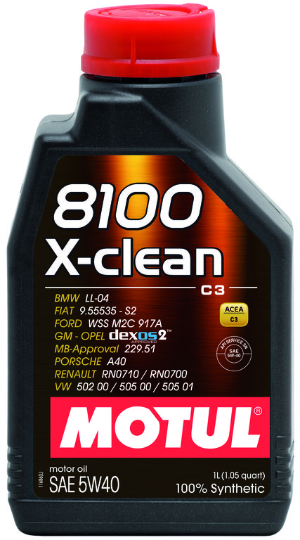 Двигателно масло MOTUL 8100 X-CLEAN 5W40 1L MOTUL
