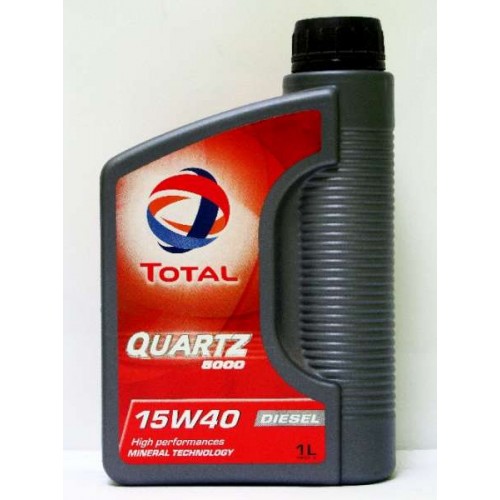 Двигателно масло TOTAL QUARTZ 5000 DIS 15W40 1L TOTAL