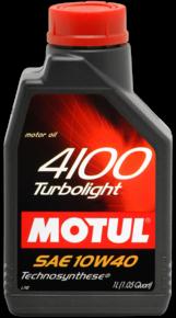 Двигателно масло MOTUL 4100 TURBOLIGHT 10W40 1L MOTUL