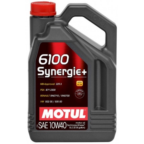 Двигателно масло MOTUL 6100 SYNERGIE 10W40 5L MOTUL