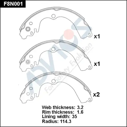  ADVICS F8N001