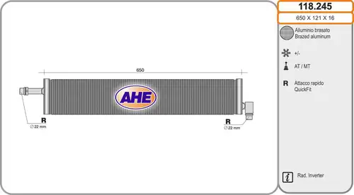 воден радиатор AHE 118.245