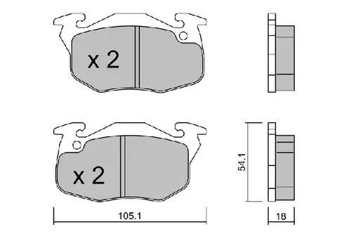 накладки AISIN BPPE-1013