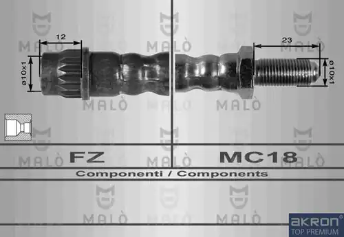 спирачен маркуч AKRON-MALÒ 8422