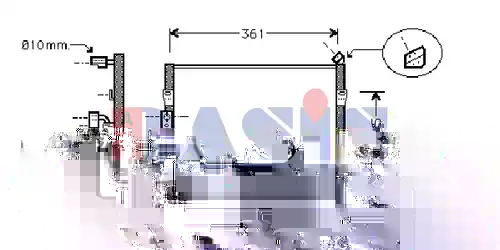 Кондензатор, климатик AKS DASIS 372020N