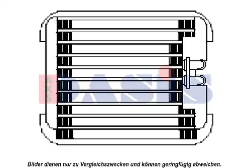 изпарител, климатична система AKS DASIS 820121N