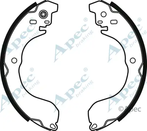 комплект спирачна челюст APEC SHU821