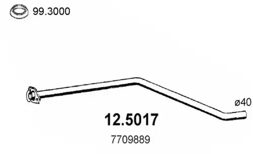 изпускателна тръба ASSO 12.5017