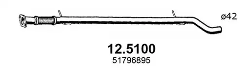 изпускателна тръба ASSO 12.5100