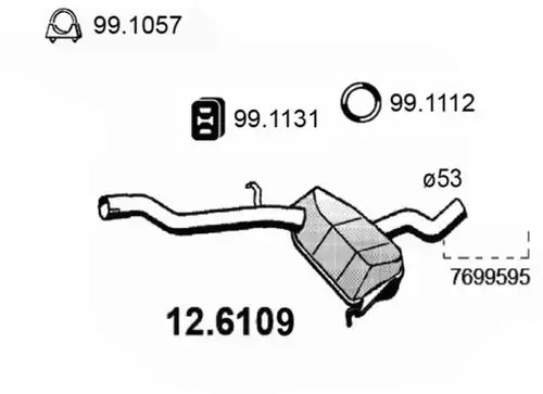 средно гърне ASSO 12.6109
