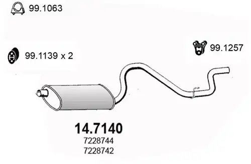 крайно гърне ASSO 14.7140