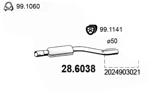 средно гърне ASSO 28.6038