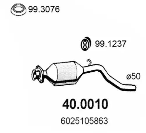 катализатор ASSO 40.0010