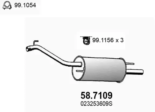 крайно гърне ASSO 58.7109