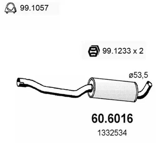 средно гърне ASSO 60.6016