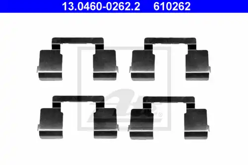 комплект принадлежности, дискови накладки ATE 13.0460-0262.2