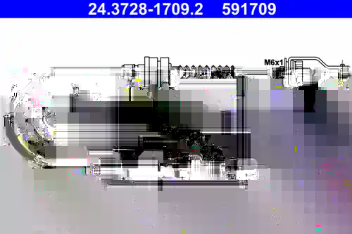 въжен механизъм, задействане на съединителя ATE 24.3728-1709.2