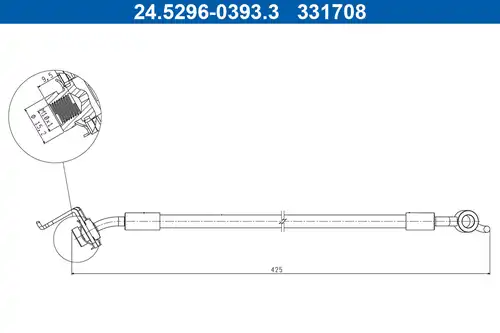 спирачен маркуч ATE 24.5296-0393.3