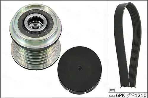 комплект пистов ремък AUTEX 702853