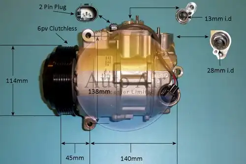 компресор за климатик AUTO AIR GLOUCESTER 14-0251