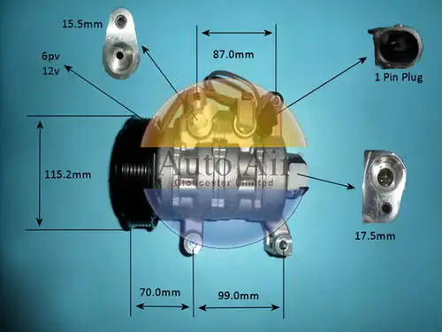 компресор за климатик AUTO AIR GLOUCESTER 14-0821P