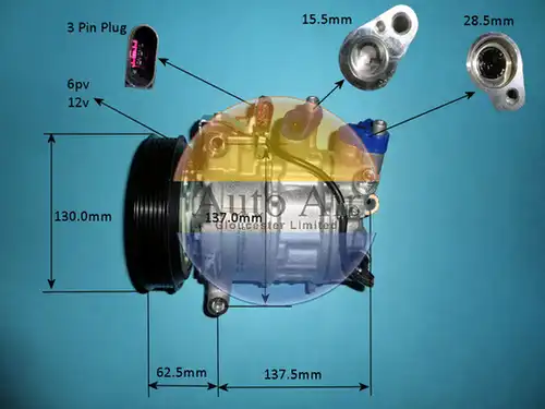 компресор за климатик AUTO AIR GLOUCESTER 14-0833P