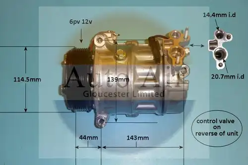 компресор за климатик AUTO AIR GLOUCESTER 14-1769P