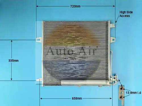 кондензатор, климатизация AUTO AIR GLOUCESTER 16-1331