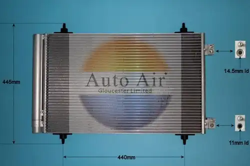 кондензатор, климатизация AUTO AIR GLOUCESTER 16-9642