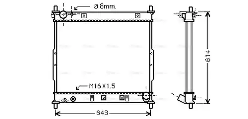 воден радиатор AVA QUALITY COOLING DWA2062