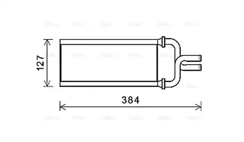 топлообменник, отопление на вътрешното пространство AVA QUALITY COOLING HDA6292