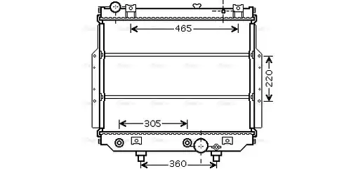 воден радиатор AVA QUALITY COOLING JEA2038