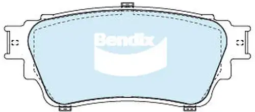 накладки Bendix DB2634 4WD