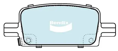 накладки Bendix DB2638 4WD
