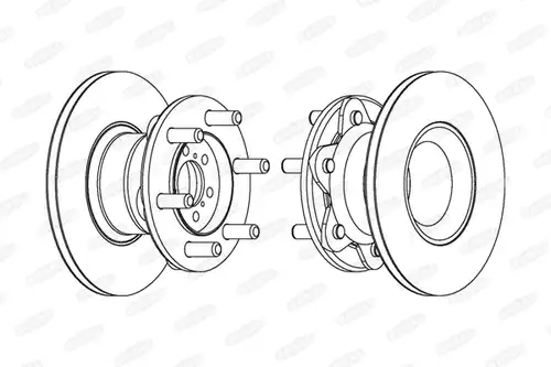 спирачен диск BERAL BCR104A