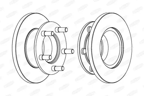 спирачен диск BERAL BCR221A