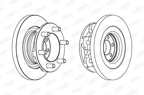 спирачен диск BERAL BCR313A