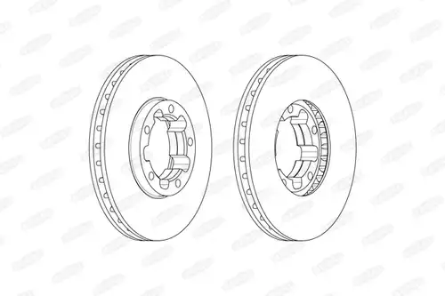 спирачен диск BERAL BCR326A