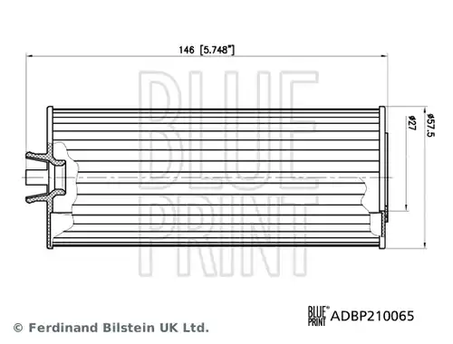 маслен филтър BLUE PRINT ADBP210065