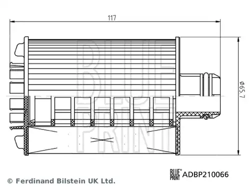 маслен филтър BLUE PRINT ADBP210066