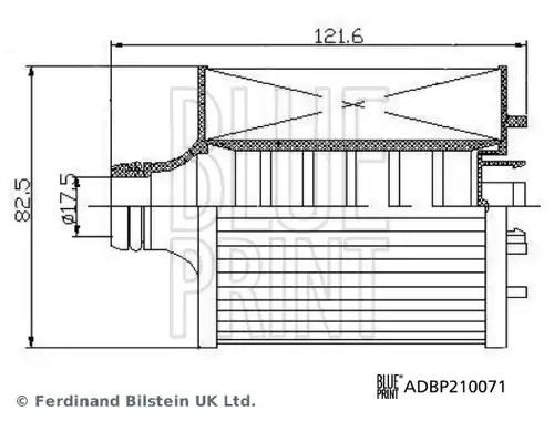 маслен филтър BLUE PRINT ADBP210071