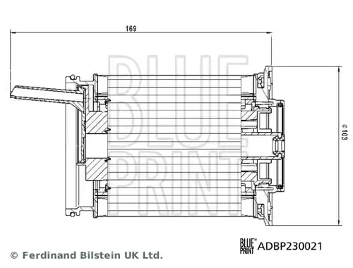 горивен филтър BLUE PRINT ADBP230021