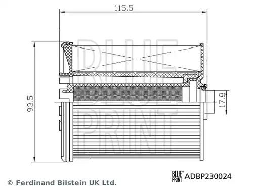 горивен филтър BLUE PRINT ADBP230024