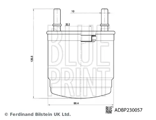 горивен филтър BLUE PRINT ADBP230057